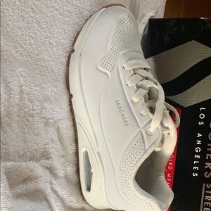 Skechers Women's Classic White Sneakers 8.5